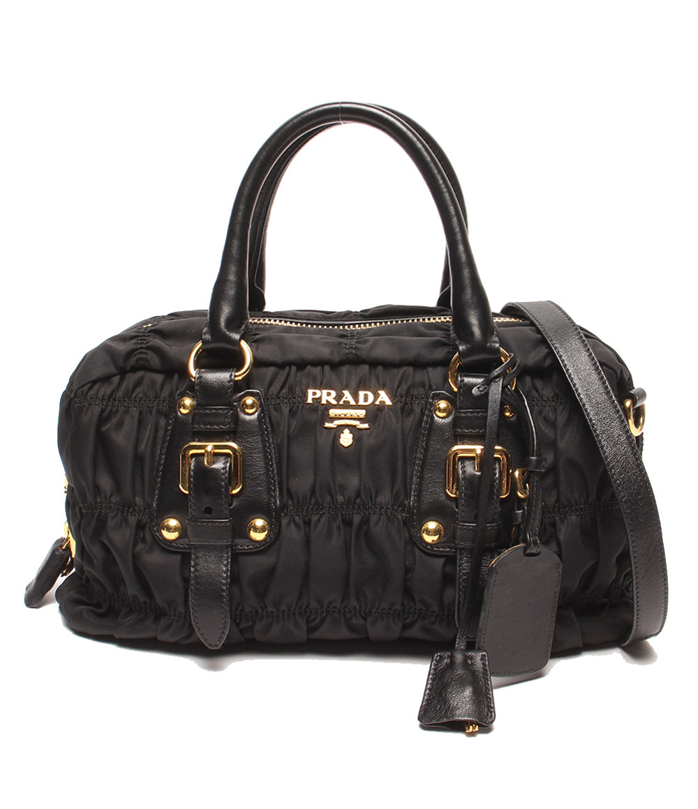 美品 PRADA ナイロン 2WAYハンドバッグ ショルダーバッグ 斜め掛け