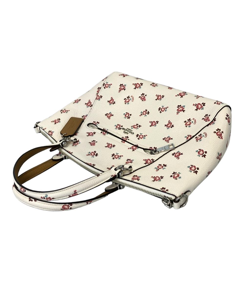 美品 コーチ 2WAY トートバッグ ショルダーバッグ 斜め掛け プレーリーサッチェル フローラルブルームプリント 26792 レディース COACH