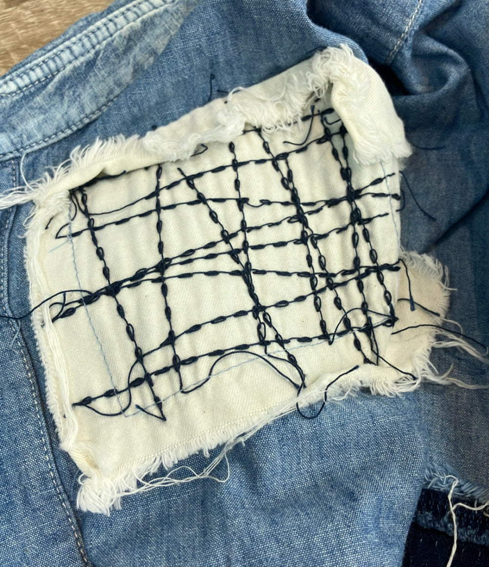 FDMTL 長袖 デニムシャツ メンズ SIZE 2 ファンダメンタル