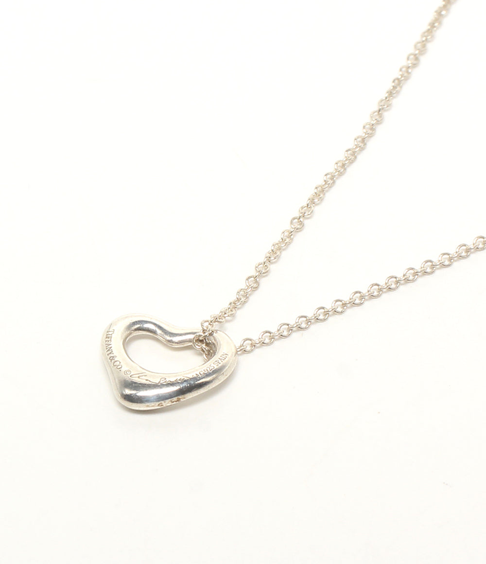 Tiffany & Co. ネックレス SV925 オープンハート エルサ ペレッティ レディース ティファニー