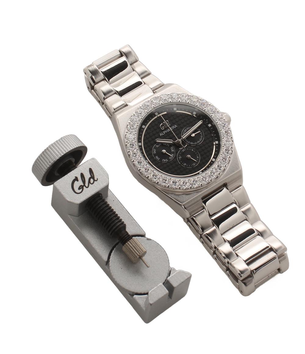 Gld 腕時計 ALPHA ERA クオーツ ブラック メンズ