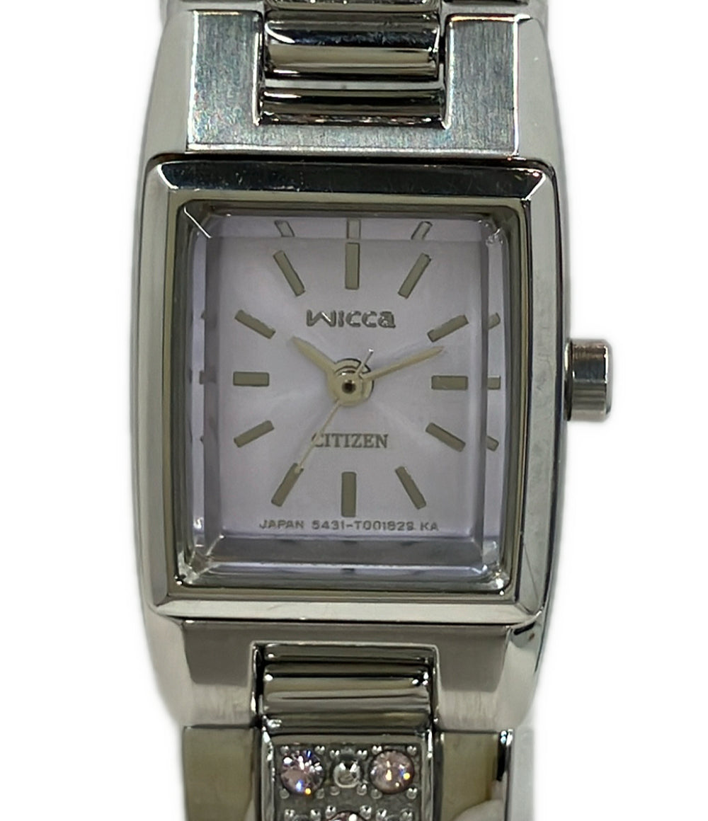 シチズン 5431-L20883 wicca ウィッカ 腕時計 ウォッチ CITIZENが 腕時計 ウィッカ wicca クオーツ 5431-L20883 レディース