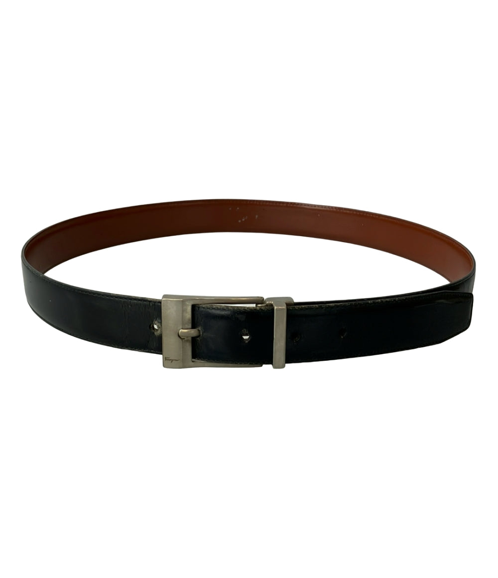 サルヴァトーレフェラガモ ベルト シルバーバックル メンズ Salvatore