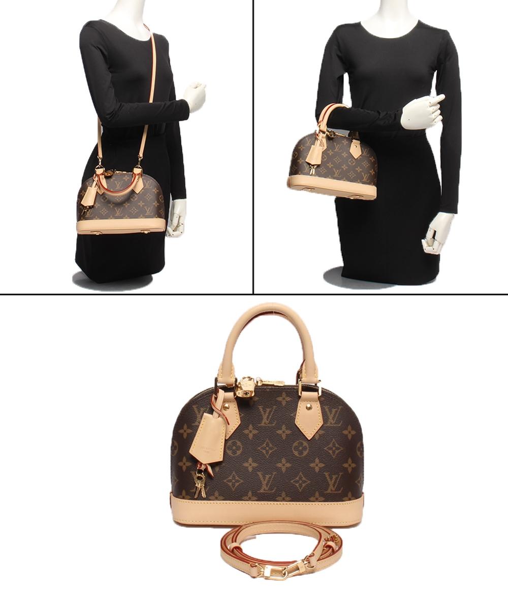 美品 LOUIS VUITTON 2wayハンドバッグ ショルダーバッグ 斜め掛け モノグラム アルマBB M46990 レディース ルイ・ヴィトン