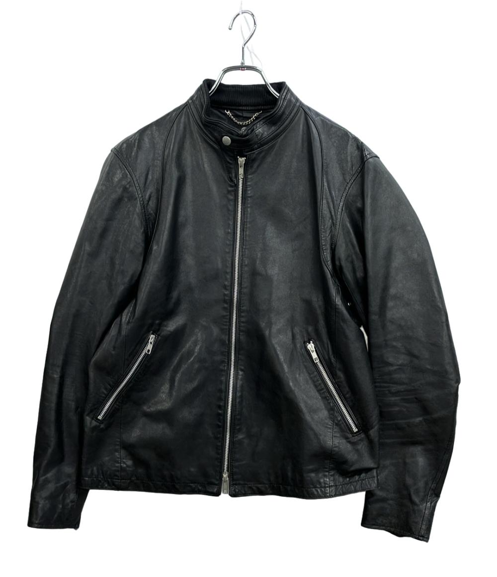 BEAUTY&YOUTH UNITED ARROWS レザージャケット バンドカラー メンズ