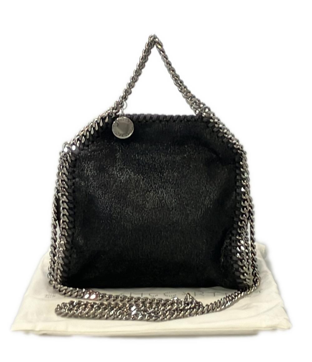 美品 Stella McCartney チェーンショルダーバッグ 斜め掛け ハンドバッグ ファラベラ タイニー 391698 W9132 レディース ステラマッカートニー