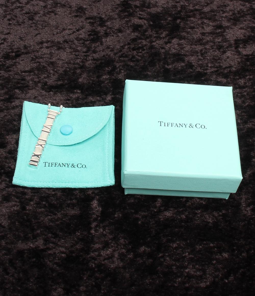 美品 ティファニー ネックレス SV925 アトラス バー ボールチェーン レディース TIFFANY&Co.