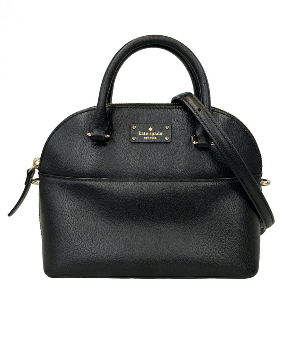 未使用級✨ケイトスペード 2WAY ショルダーバッグ 斜め掛け ロゴ金具 シボ革 未使用級✨ケイトスペード 2WAY ショルダーバッグ 斜め掛け ロゴ金具