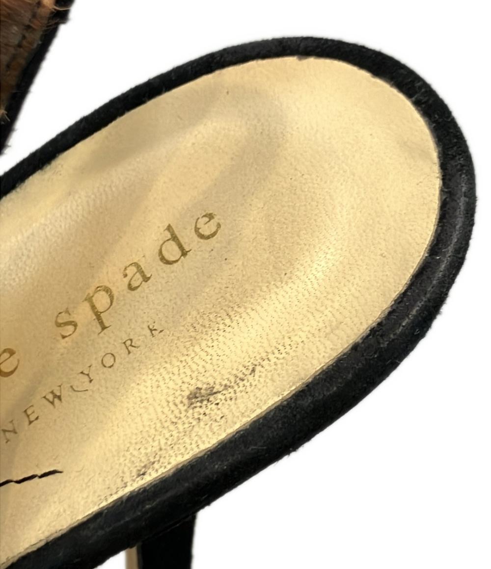 Kate Spade スリングバッグパンプス ハラコ レオパード柄 レディース SIZE 8 (25cm) ケイトスペード