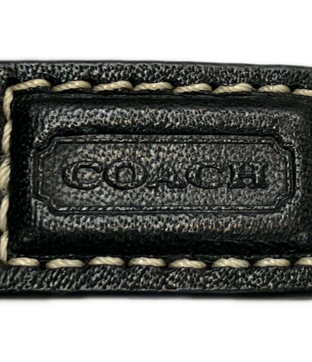 美品 COACH ショルダーバッグ 斜め掛け レザー ソーホー スイングパック F42833 レディース コーチ