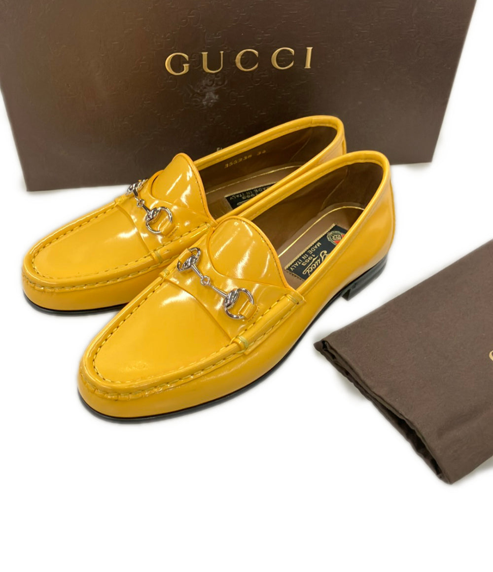 美品 GUCCI ホースビットローファー レディース SIZE 34 (21cm) グッチ