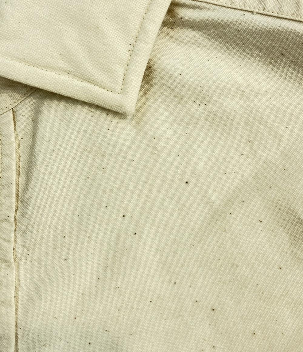 美品 Nigel Cabourn 長袖シャツ 24SS BRITISH OFFICER S SHIRT メンズ SIZE 52 (XL) ナイジェルケーボン
