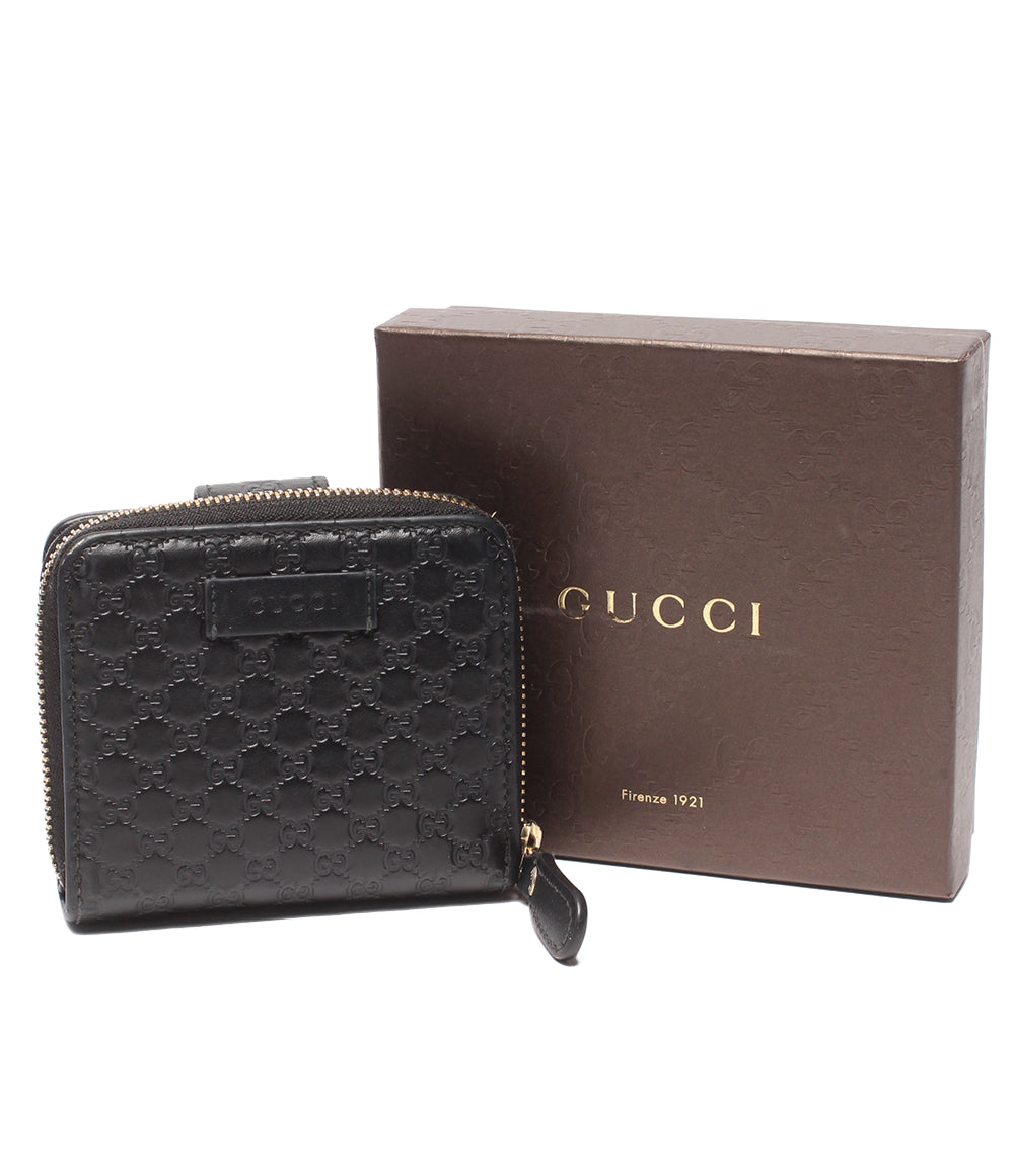 GUCCI 二つ折り財布 マイクログッチシマ 449395 525040 レディース グッチ