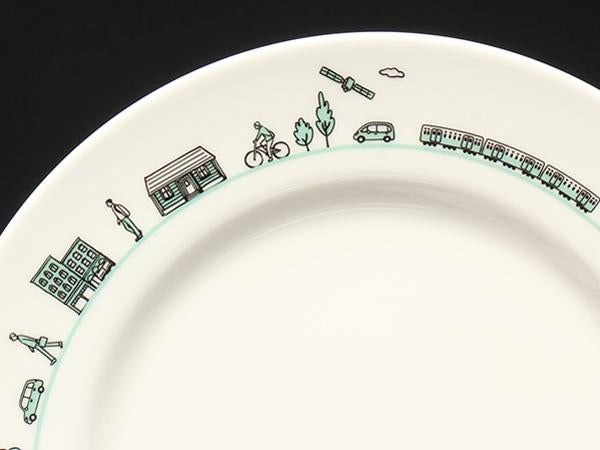 美品 ティファニー プレート 皿 19cm MITSUBISHI ELECTRIC 三菱電機 100周年記念 TIFFANY&Co.