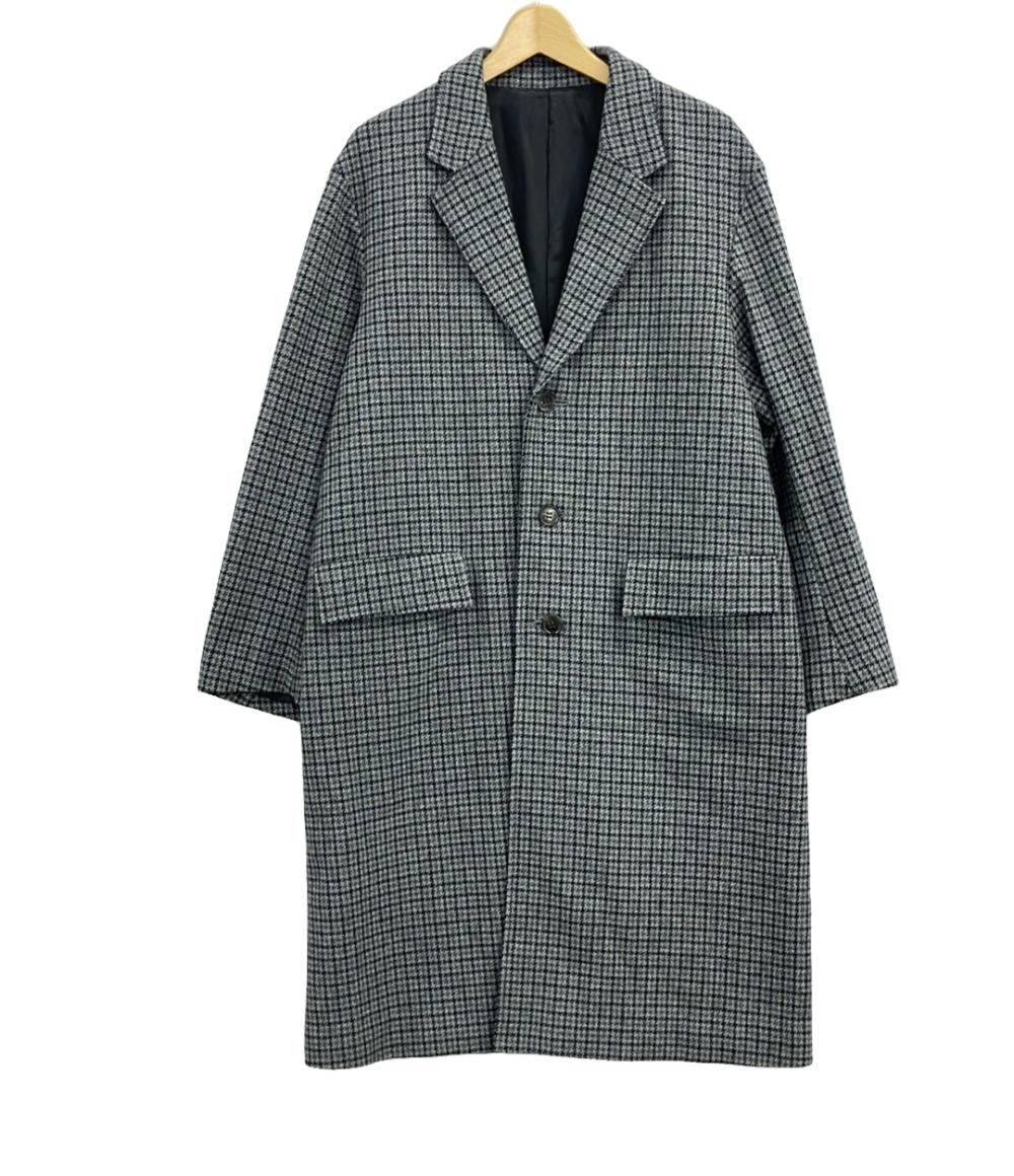 Acne Studios チェスターコート チェック柄 Acne Studios チェスターコート チェック柄 グレー系 Acne Studios