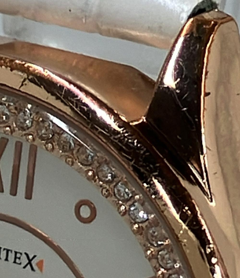 COMTEX 腕時計 クオーツ ホワイト レディース コムテックス