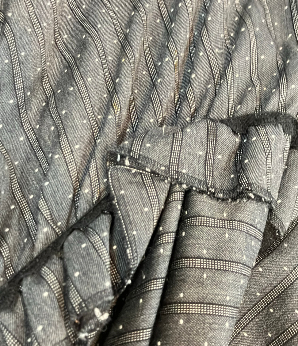 tricot COMME des GARCONS フレアスカート フリル ボーダー TR-S015 レディース SIZE M トリココムデギャルソン