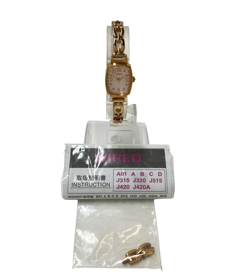 SEIKO 腕時計 WIRED ワイアード クオーツ ピンク 1N01-0RL0 レディース セイコー