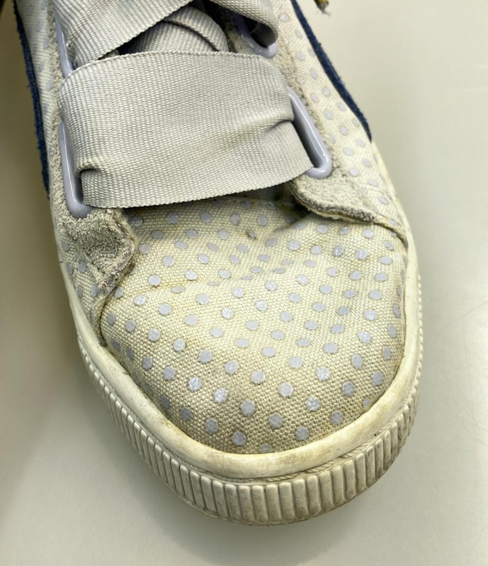 プーマ ローカットスニーカー バスケットハート デニム レディース SIZE 25 (XL) PUMA