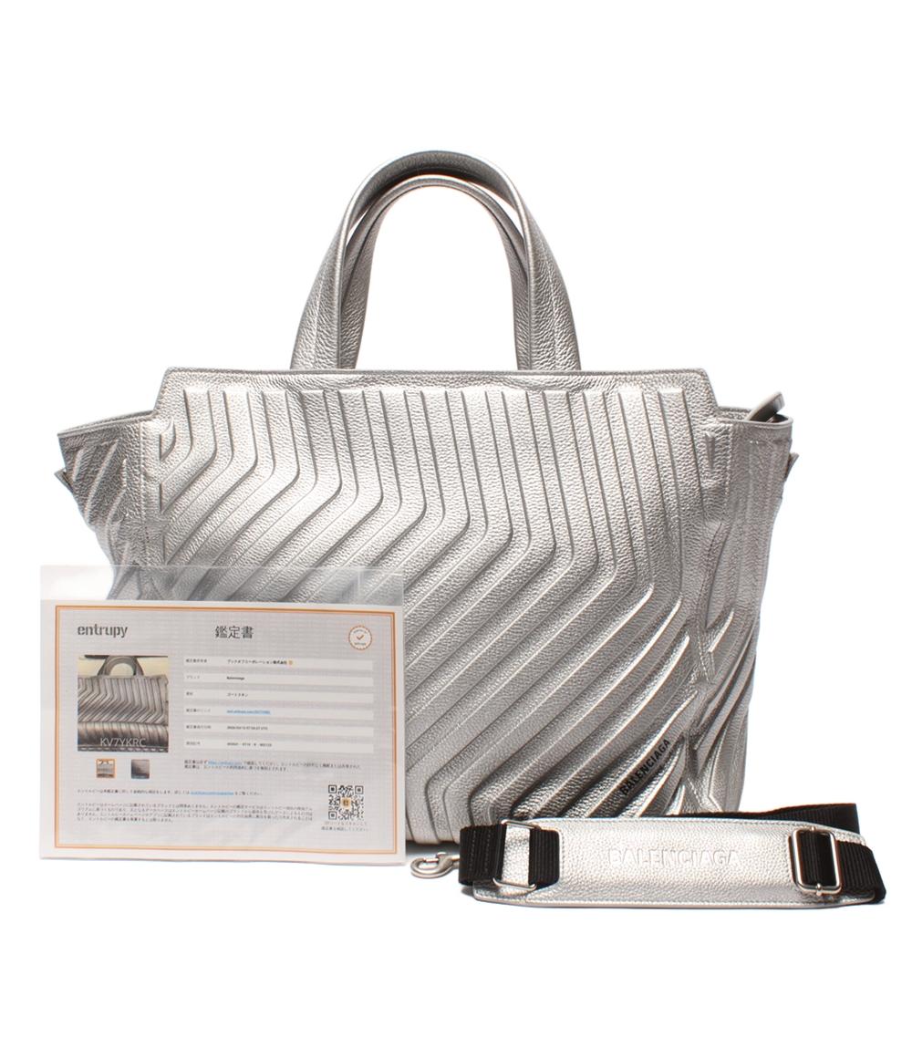 美品 BALENCIAGA 2WAYトートバッグ ショルダーバッグ 肩掛け 横型 カーミディアム 693541 レディース メンズ バレンシアガ