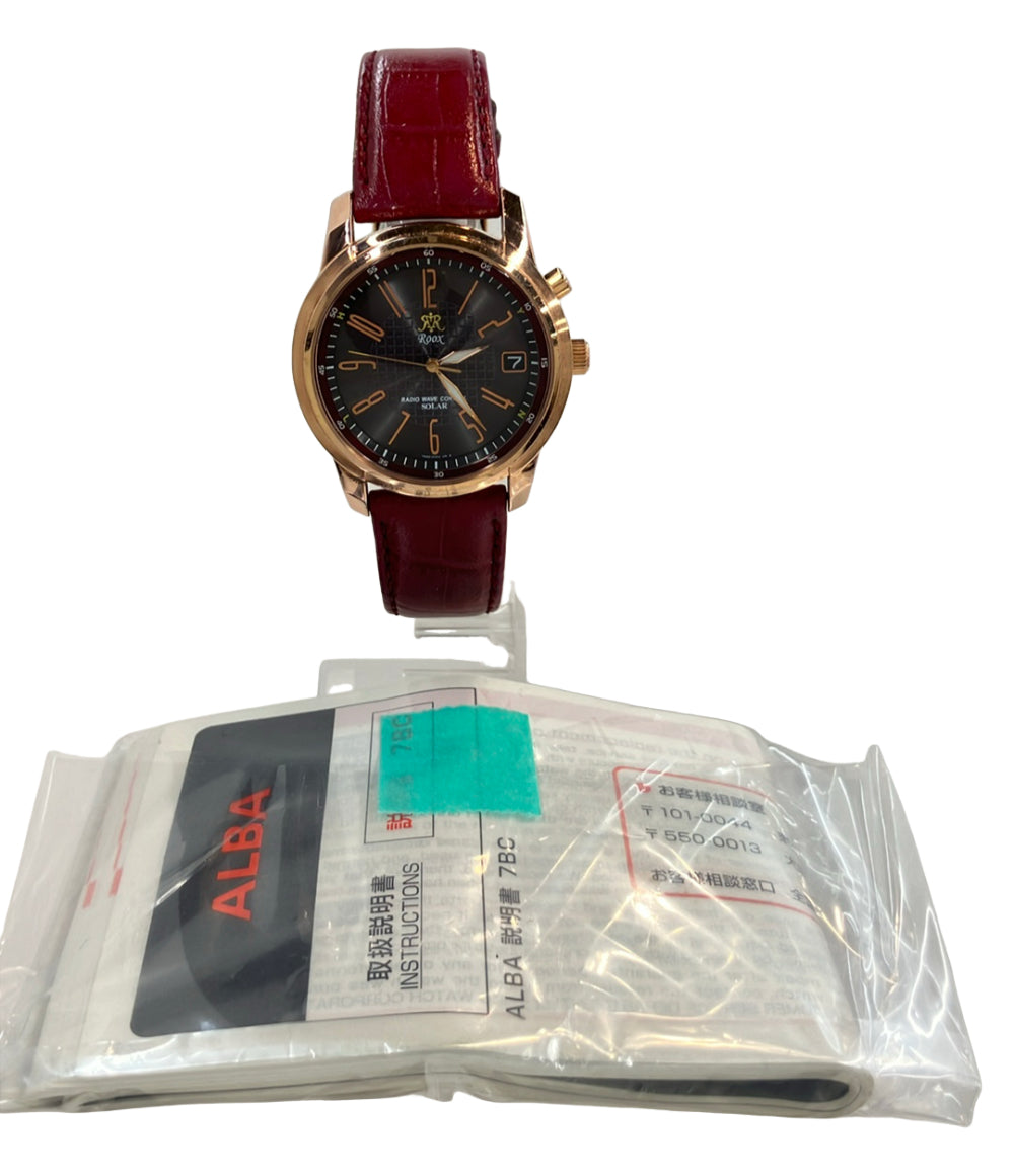 SEIKO 腕時計 ルークス アルバ ソーラー 7B22-0BL0 メンズ セイコー