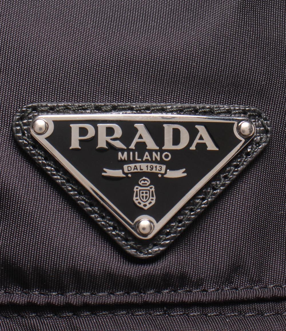 PRADA バケットハット ナイロン 三角プレート 1HC137 2B15 F0002 レディース レディース SIZE S プラダ