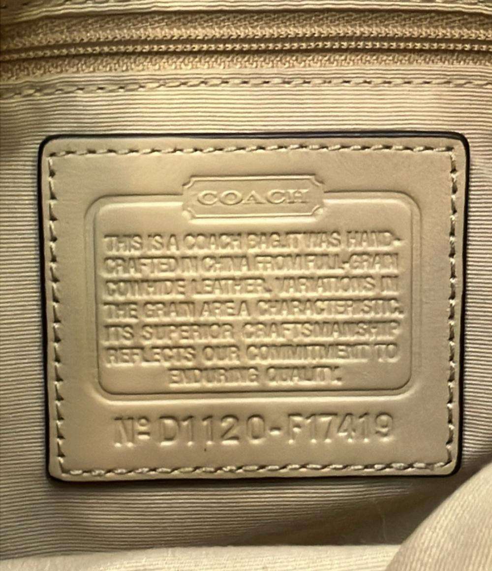 美品 COACH トートバッグ ショルダーバッグ 肩掛け パイソン柄 F17419 レディース コーチ
