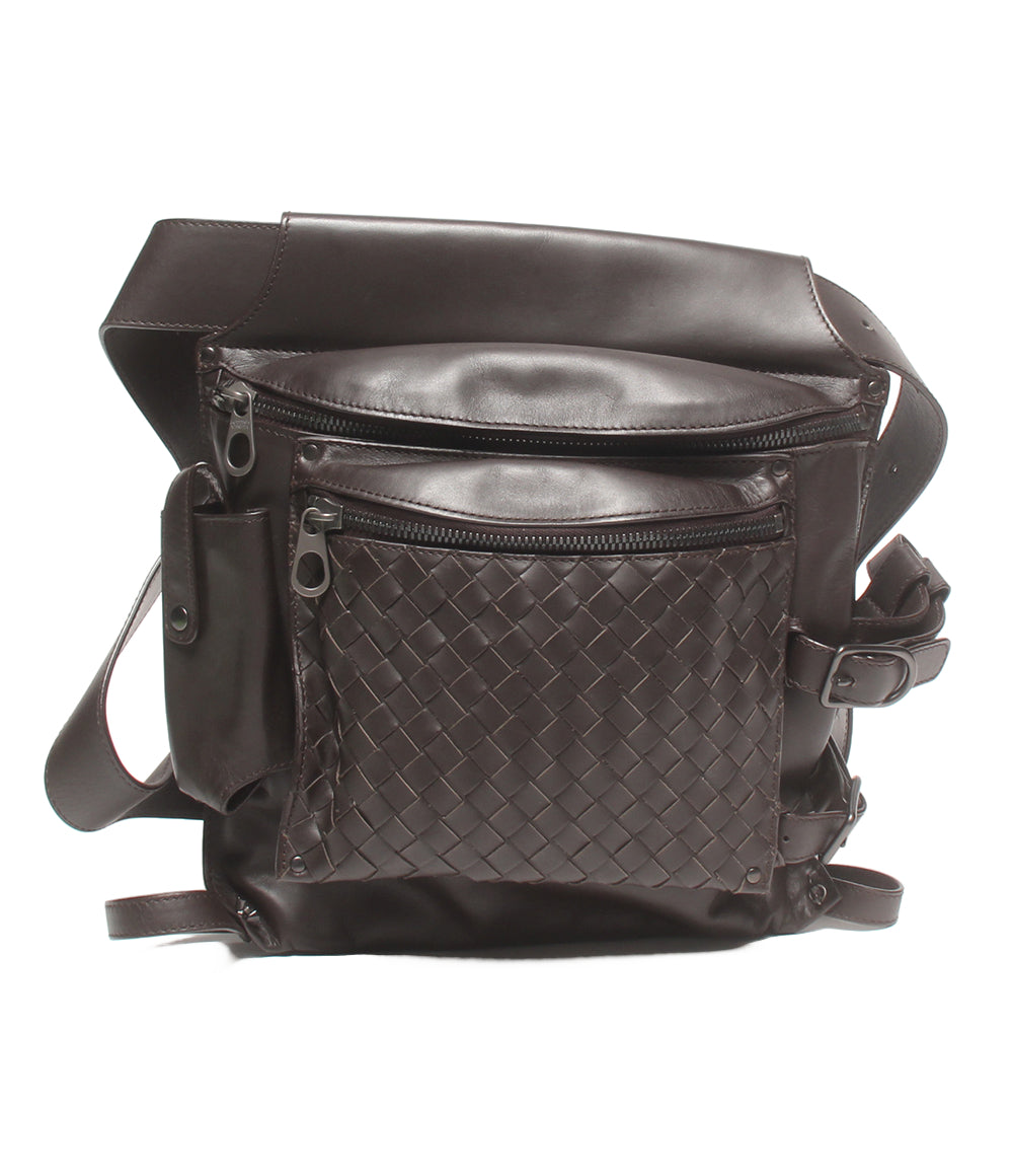 美品 BOTTEGA VENETA ウエストバッグ ウエストポーチ ボディバッグ