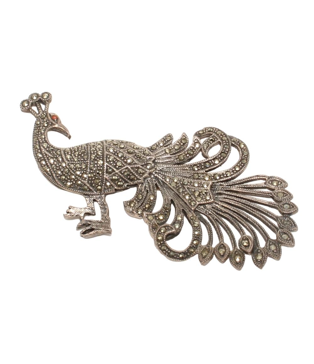 グロッセ 孔雀デザインの金色ブローチ 【公式通販】