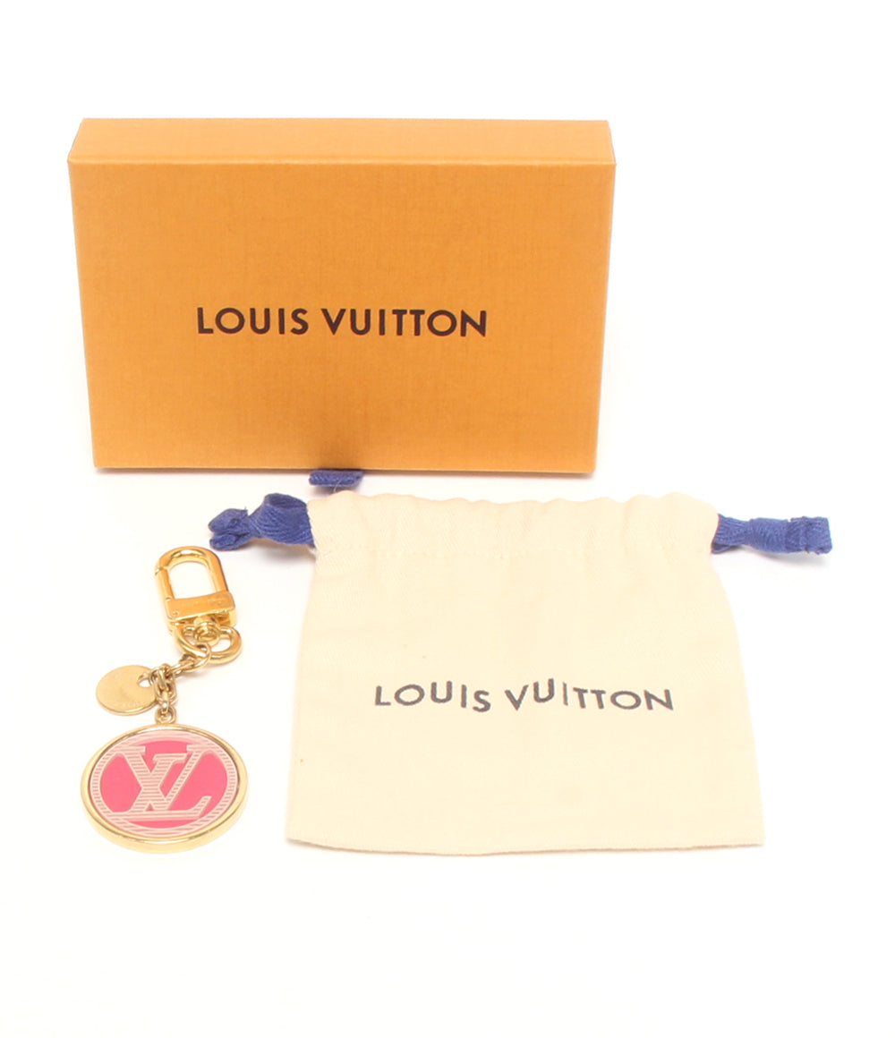訳あり LOUIS VUITTON チャーム キーホルダー ポルトクレ LVサークル レディース ルイ・ヴィトン