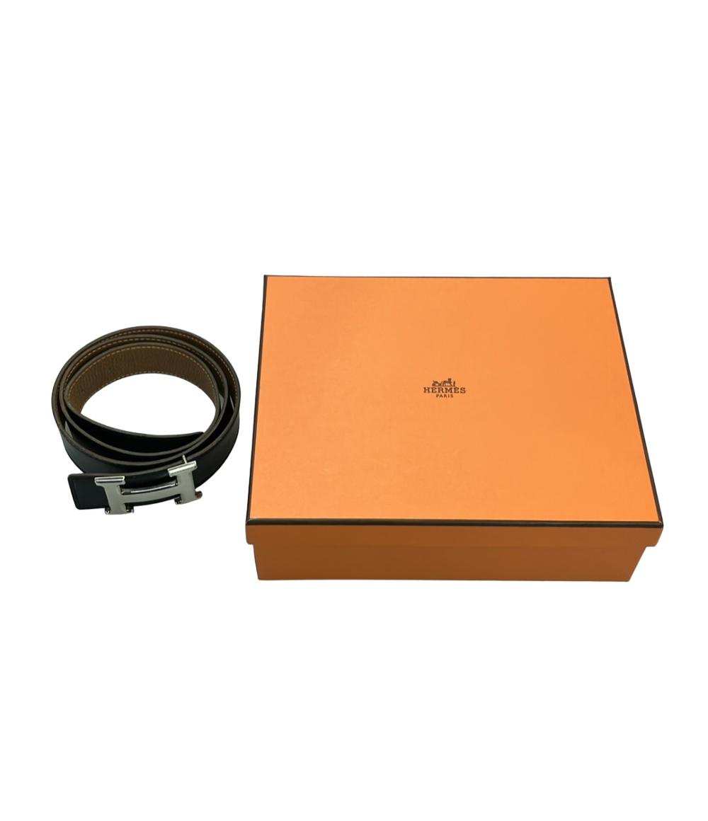 エルメス ベルト シルバー金具 Hバックル コンスタンス メンズ HERMES