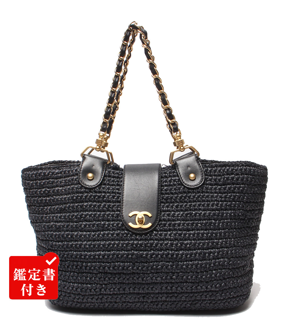 CHANEL チェーンショルダーバッグ トートバッグ 肩掛け ゴールド金具