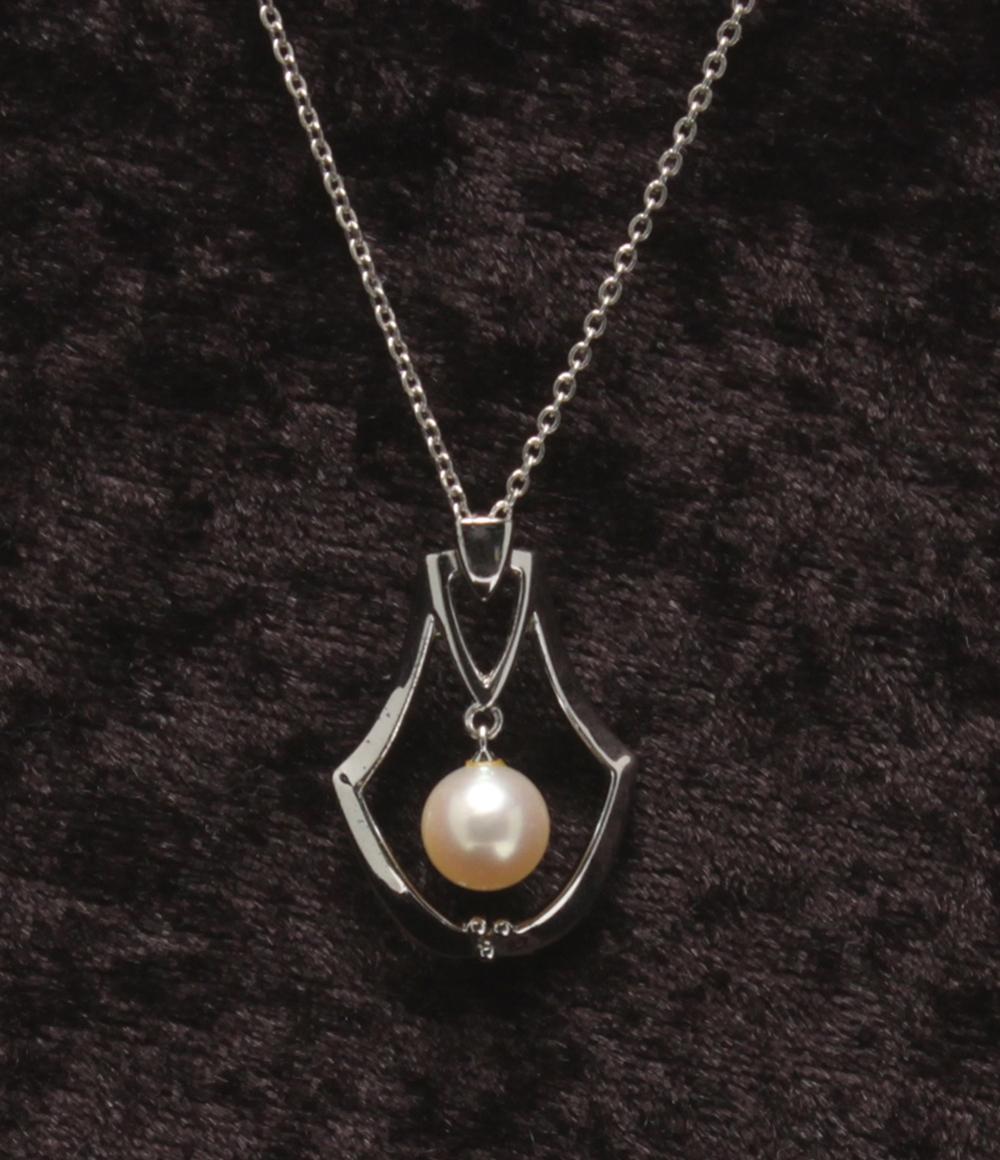 MIKIMOTO ネックレス SV パール 7.3mm レディース ミキモト – Rehello