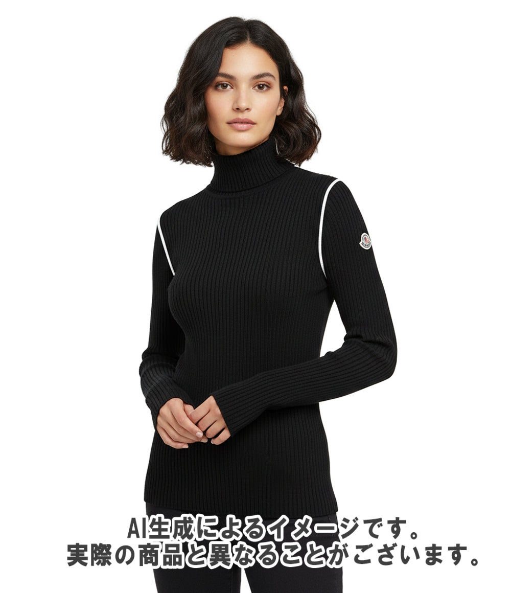 MONCLER 長袖ニット タートルネックDOLCEVITA TRICOT J20939F00007 M1131 レディース SIZE M モンクレール