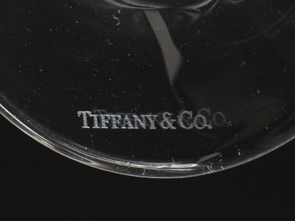 美品 TIFFANY&Co. ワイングラス 2点セット ペア カデンツ ティファニー