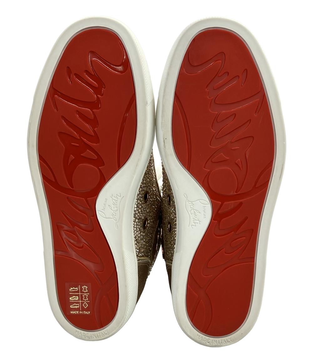 美品 Christian Louboutin ハイカットスニーカー レディース SIZE 34 1/2 (XS) クリスチャンルブタン