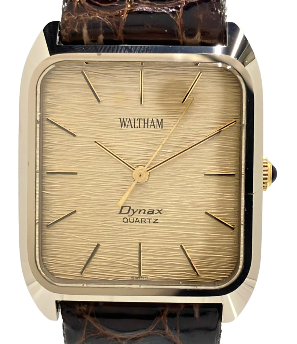 上品! WALTHAM/ウォルサム クオーツ WALTHAM（ウォルサム） ○現品限り 大特価！/K18 18金 ウォッチ 腕時計