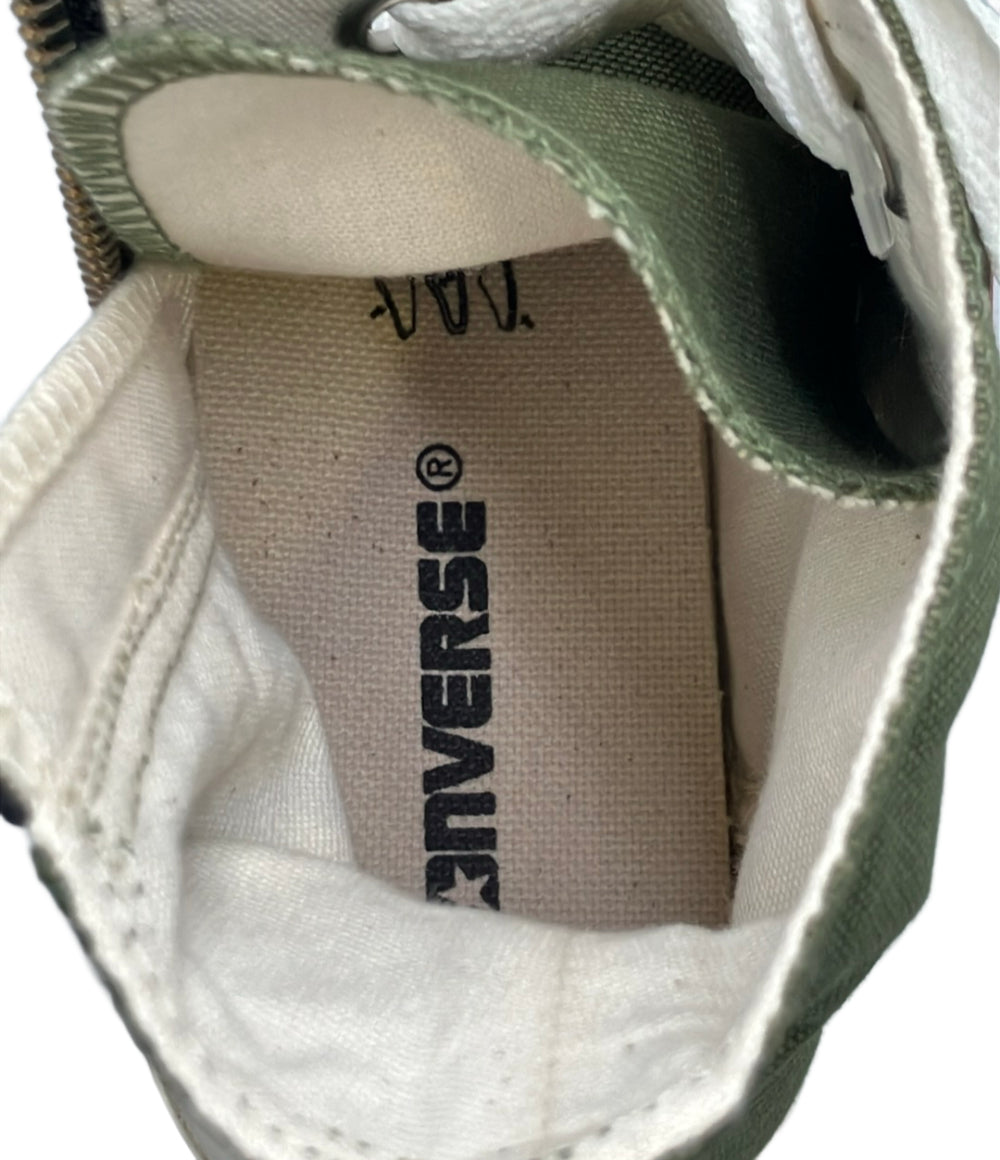 美品 CONVERSE ハイカットスニーカー オールスター ミリタリージップ HI 1SC964 レディース SIZE 24.5 コンバース
