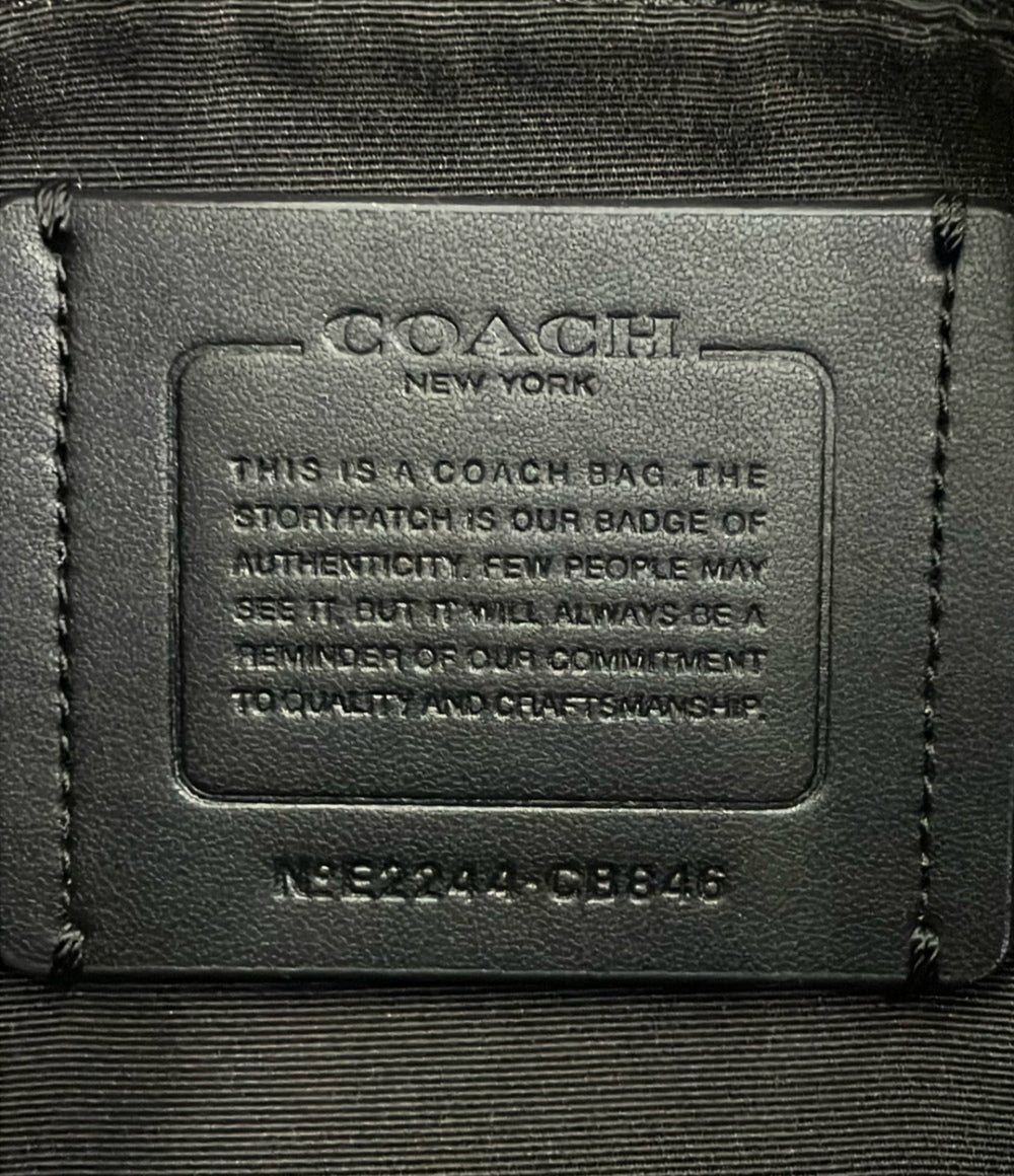 美品 COACH ショルダーバッグ 斜め掛け シグネチャー CB846 レディース コーチ
