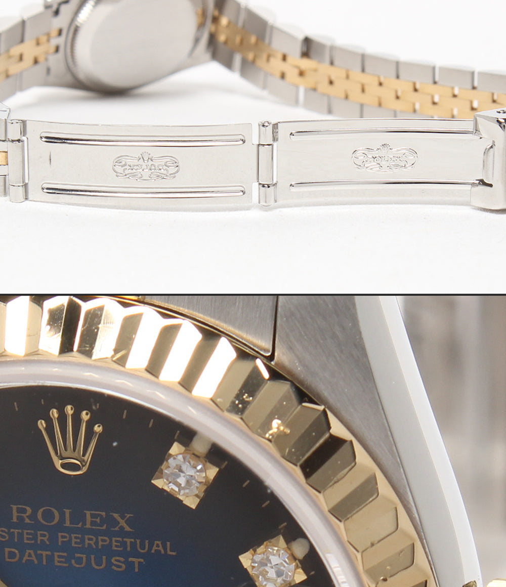 ROLEX 腕時計 デイジャスト 自動巻き ブルー 69173G レディース ロレックス