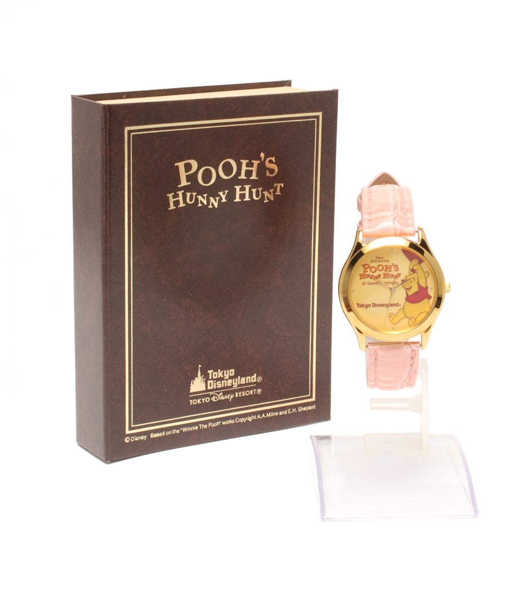 Disney 腕時計 POOH'S HUNNY HUNT プーさんのハニーハントオープン記念 クオーツ レディース メンズ ディズニー