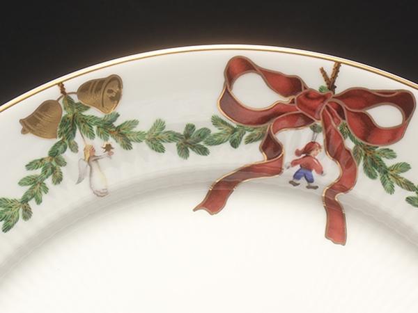 美品 ロイヤルコペンハーゲン プレート 大皿 27cm スターフルーテッド クリスマス Royal Copenhagen