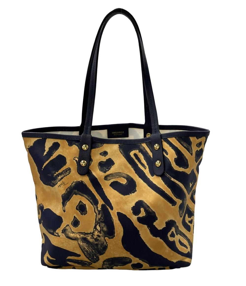 【エミリオプッチ】パリジェンヌ風ショルダーバッグ♪Emilio Pucci Emilio Pucci トートバッグ ショルダーバッグ 肩掛け レディース