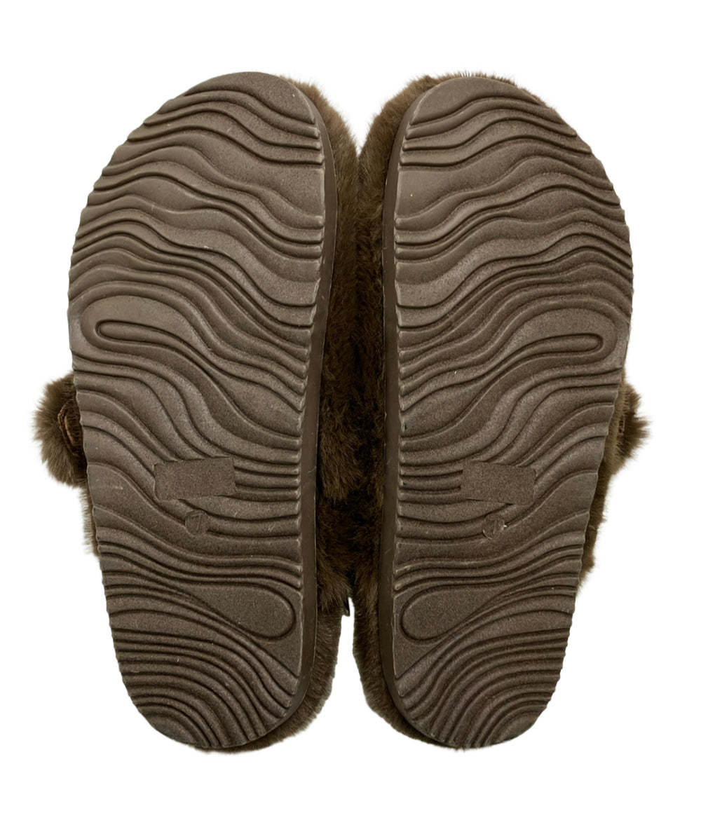 美品 BEACH by Matisse サンダル スリッパ FAUX FUR レディース SIZE 7 ビーチ バイ マティス