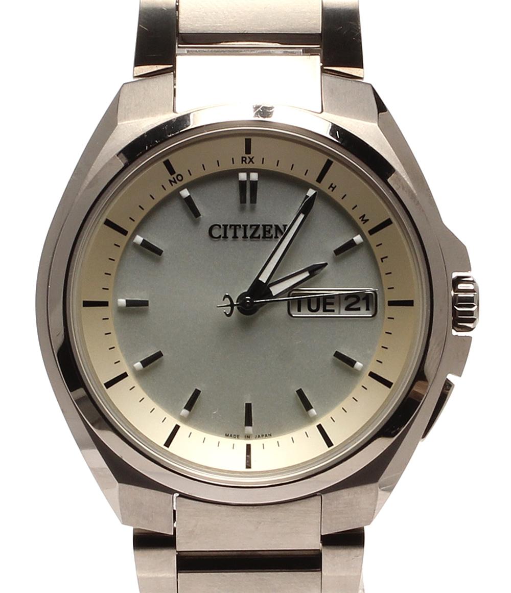 シチズン アテッセ SS H100 T018858 稼働 ソーラー CITIZEN 腕時計 ソーラー シルバー H100-T018858 メンズ シチズン