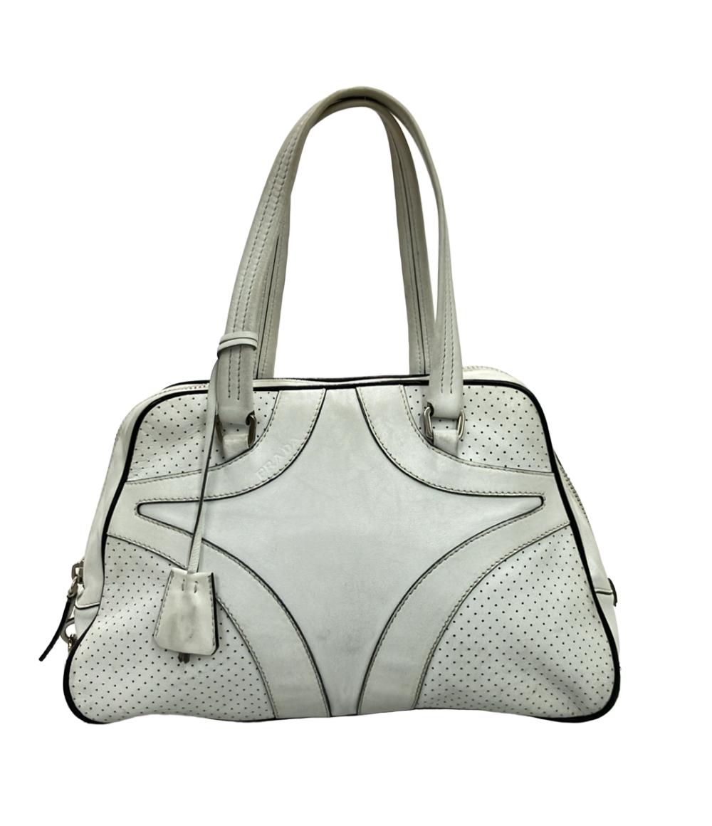 PRADA ハンドバッグ ボウリングバッグ レザー レディース プラダ