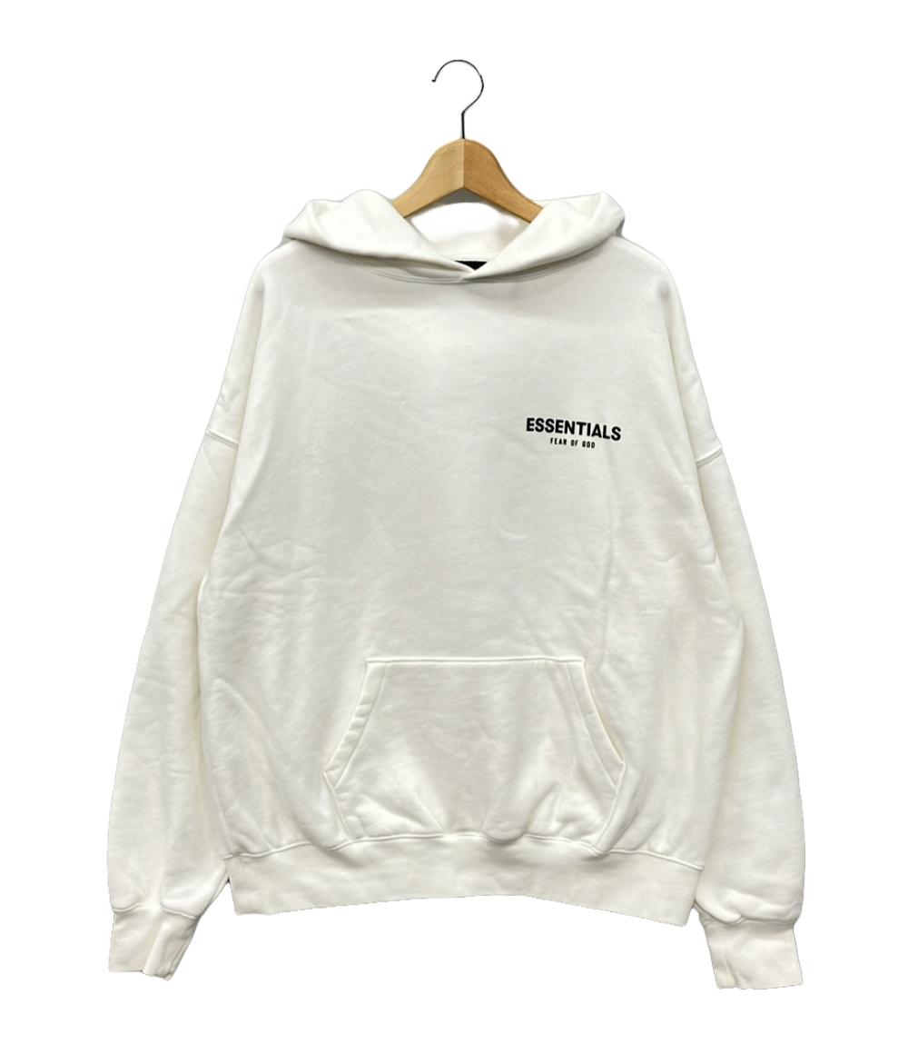 エッセンシャルズ　essentials 白　ホワイト　パーカー　タグ付き　新品 エッセンシャルズ プルオーバーパーカー メンズ SIZE S (S) ESSENTIALS