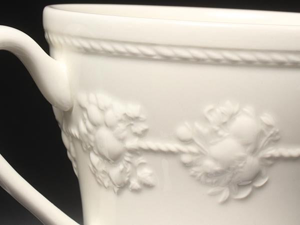 美品 WEDGWOOD マグカップ 2点セット ペア フェスティビティ アイボリー ブルー ウェッジウッド