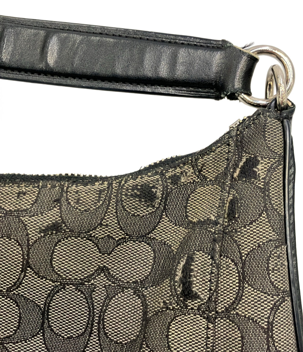 訳あり COACH ショルダーバッグ 肩掛け ミニシグネチャー レディース コーチ