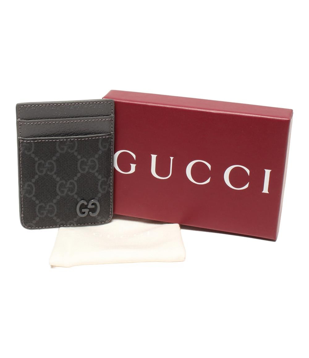 美品 グッチ スマートフォン用 マグネットカードケース GGスプリーム 817197 ユニセックス GUCCI